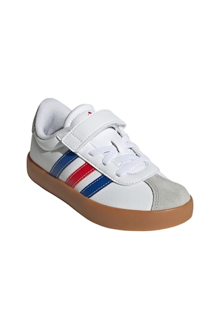 Adidas Vl Court 3.0 El C Beyaz Erkek Çocuk Sneaker 000000000102235887 Beyaz-mavı-kırmızı Çok Renkli