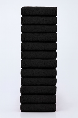 12 Adet Siyah 50 X 90 Cm Mikrofiber El Yüz Kuaför Berber Spor Havlusu Leke Ve Saç Boyası Tutmayan Siyah 12 Adet Siyah 50 X 90 Cm Mikrofiber El Yüz Kuaför Berber Spor Havlusu Leke Ve Saç Boyası Tutmayan Siyah