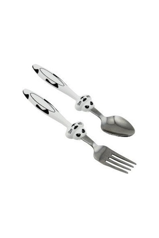 Bebek Çatal Kaşık Seti - 18 Cm Çok Renkli