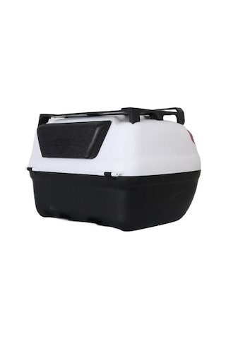 Motosiklet Arka Çantası Beyaz 40 Litre Topcase Motor Çanta Sl-40