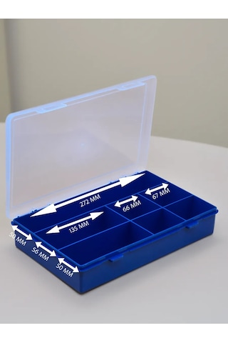 Boxplast 7 Gözlü Küçük Eşya Düzenleyici, 280x185x50mm 49619844
