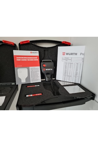 Profesyonel Würth Oto Boya Kalınlık Ölçüm Cihazı Boya Test Cihaz