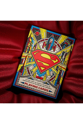 Theory11 Superman Premium Oyun Kağıdı Limited Edition Koleksiyonluk İskambil Kartları