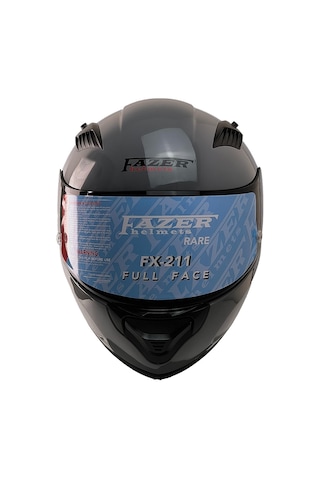 Motosiklet Kask Ece 22.r06 Double Vizörlü Full Face Spoiler Motor Kaskı Nardo Gri
