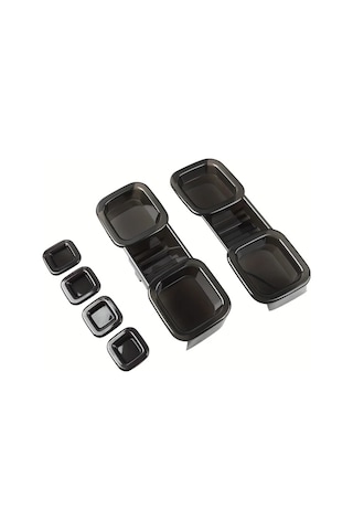 Xuweiwei 6pcs Tail Light Black Land Rover Defender 110 90 2020 2025 Araç Arka Lamba Stop Işık Geri Vites Lamba Kapağı Aksesuar