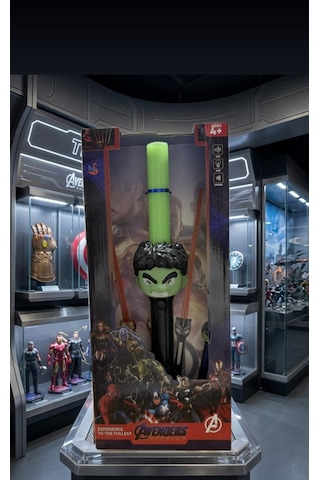 Yeşil Dev Kahramını Temalı Işıklı Sesli Sensörlü Oyuncak Silahı Hulk
