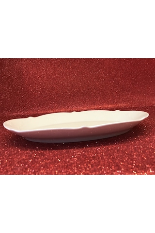 Porland Porselen Queen Beyaz 30 Cm Kayık Tabak