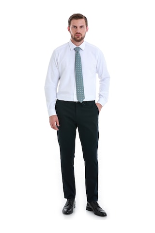 Hatemoğlu Beyaz Slim Fit Düz Slim Yaka Pamuklu Uzun Kollu Gömlek 30137 4111993