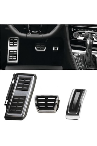 Golf 7-A3-Polo-Leon-Passat Alüminyum Pedal Set  Otom-Manue-Otomatik