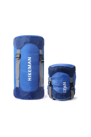 Hallow-dış Mekan Uyku Tulumu Sıkıştırma Çantası Mavi M Beden Mavi