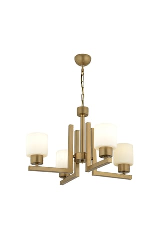 Torqu 4 Lü Eskitme Boyalı Beyaz Camlı Modern Genç Odası Yatak Odası Salon Avize