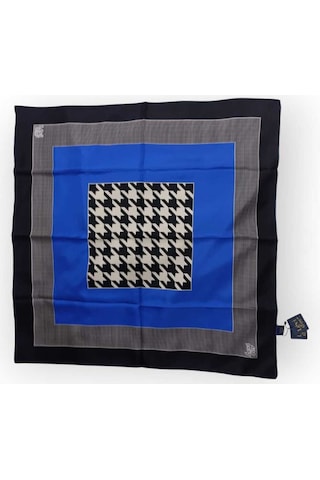 Levidor Twill İpek Eşarp Mavi