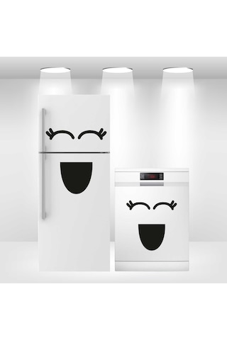 Buzdolabı Ve Bulaşık Makinesi Kapak Sticker Folyo Kaplama Gülücük