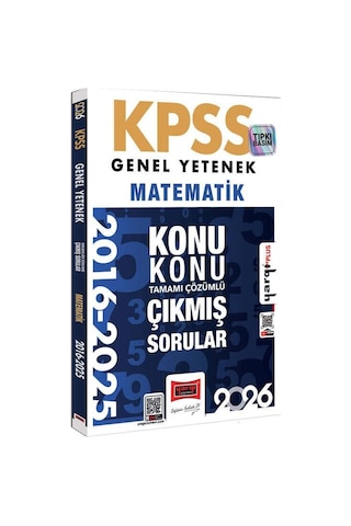 Yargı 2026 Kpss Genel Yetenek Matematik 2016-2026 Konu Konu Tamamı Çözümlü Çıkmış Sorular Yargı 2026 Kpss Genel Yetenek Matematik 2016-2026 Konu Konu Tamamı Çözümlü Çıkmış Sorular