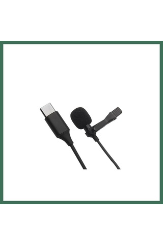 En-cag Type-c 2 Metre Double Mikrofon - Siyah Bss
