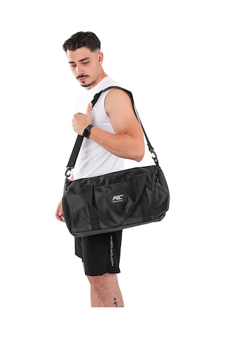Musclecloth Players Silindir Çanta Siyah Siyah
