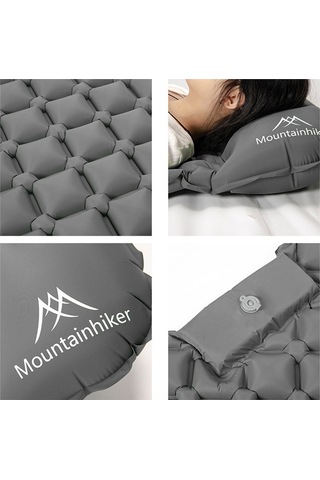 Mountainhiker Dahili Pompalı Yatak Açık Hava Kamp Piknik Uyku Matı Siyah