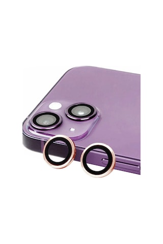 Cosmotex Newface Apple iPhone Uyumlu 15 Raze Metal Kamera Lens - Pembe