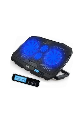 Juo C1 Led Ekranlı Notebook Soğutucu 4 Fanlı Hız ve Yükseklik Ayarlı