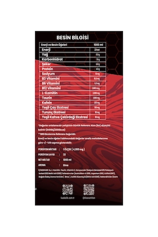 Premium 3000 Thermo L-carnitine 1000 Ml Yeşil Elma