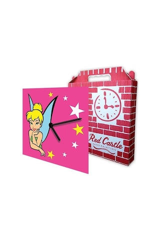 Disney Tinkerbell Saat Clock Kum Boyama Seti-red Castle S-0012
