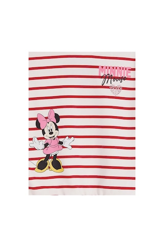 Lc Waikiki Alıta Cıty Farkıyla Lcw Kids Kırmızı 3 İplik Baskılı Standart & Regular Kız Çocuk Sweatshirt Kirmizi - 925528599 Kirmizi