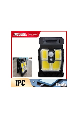 Xuweiwei Duvara Takılabilen Klipsli Ambiyans Gece Işığı Hareket Algılayıcı Güneş Enerjili Şarj Edilebilir Duvar Lambası 1pc Ahşap