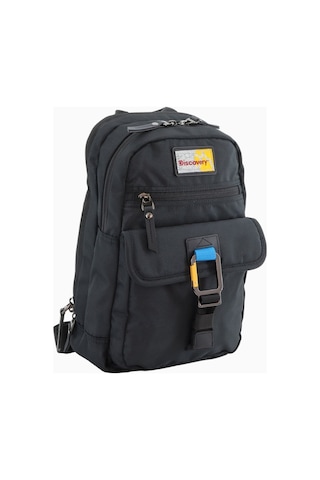 Discovery Icon Rfıd Korumalı Sürdürülebilir Sling 8l Kapasiteli Unisex Omuz Çantası Siyah 1