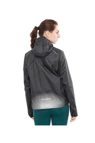 Salomon Bonatti Wp Waterproof Kadın Koşu Yağmurluğu Lc1949100 Siyah