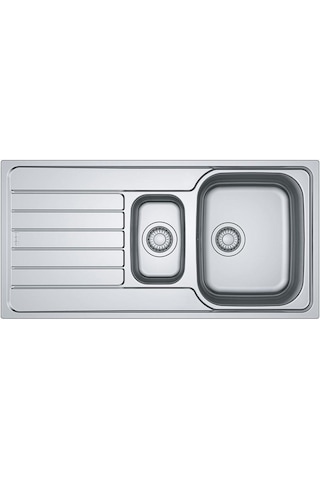 Franke Skx 651 Paslanmaz Çelik Evye, Soldan Damlalıklı, 1,5 Hazne, 100x50cm İnox