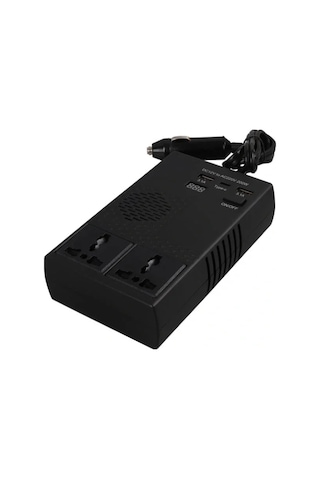 Olesson 1664 Dc 12-24v 200w Oto Araç Power İnverter 1x Çakmak Girişi - 1x Type-c - 2x Usb - 2x 220v