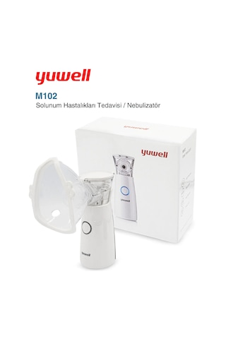 Yuwell Portatif Mesh Nebulizatör M102 Pilli + Usb Doğrudan Kullanım