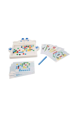 Sevimli Tavşan Manyetik Çizim Tahtası 50 Boncuklu Manyetik Kalemli Çocuk Eğitim Oyuncağı