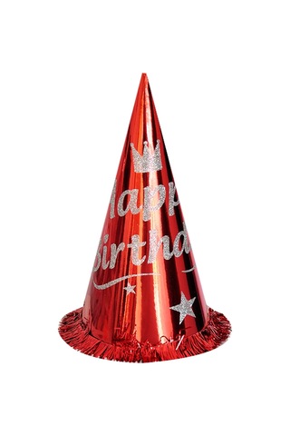 Simli Happy Birthday Şapka Standart