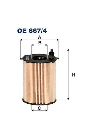 Fıltron Ekolojik Yağ Fıltresi Opel Combo-peugeot 2008-3008-208-308-5008 1.6blue Hdi-cıtroen C3-c4 Picasso