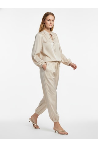 Xint Bej Formunu Koruyan Oversize Pantolon 201326