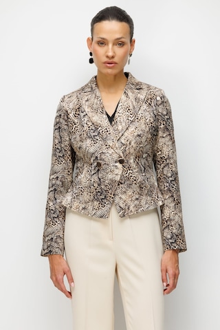 Ekol Kadın Leopar Desenli Crop Ceket 1050 Leopar LEOPAR