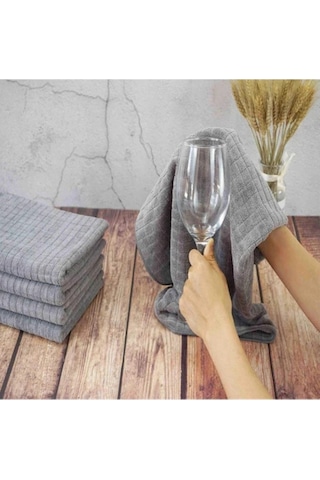 3 Adet Mikrofiber Mutfak Ankastre Cam Temizlik Bezi 40:40 Cm Leke Tutmaz Koku Yapmaz Diğer