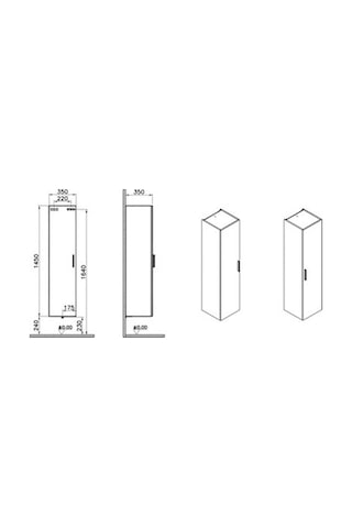 VitrA Mia Boy Dolabı Parlak Beyaz 66166 Çok Renkli
