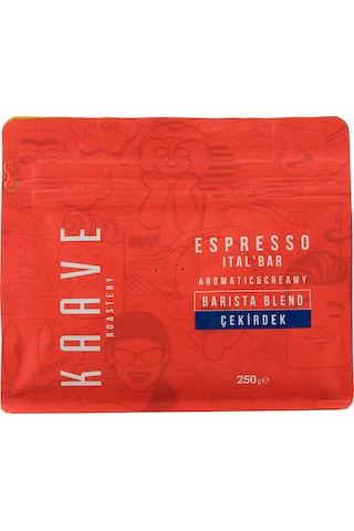 Kaave Roastery Italbar Espresso Çekirdek Kahve 250 G