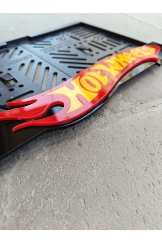 Hotwheels Motor Plakalık Motorsiklet Plakalık Lazer Kesim Plakalık İsimli Plakalık