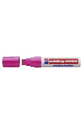 4090 Tebeşir Kalemi - Fosforlu Pembe - 1 Tebeşir Kalemi - 4-15 Mm Kesik Ucu