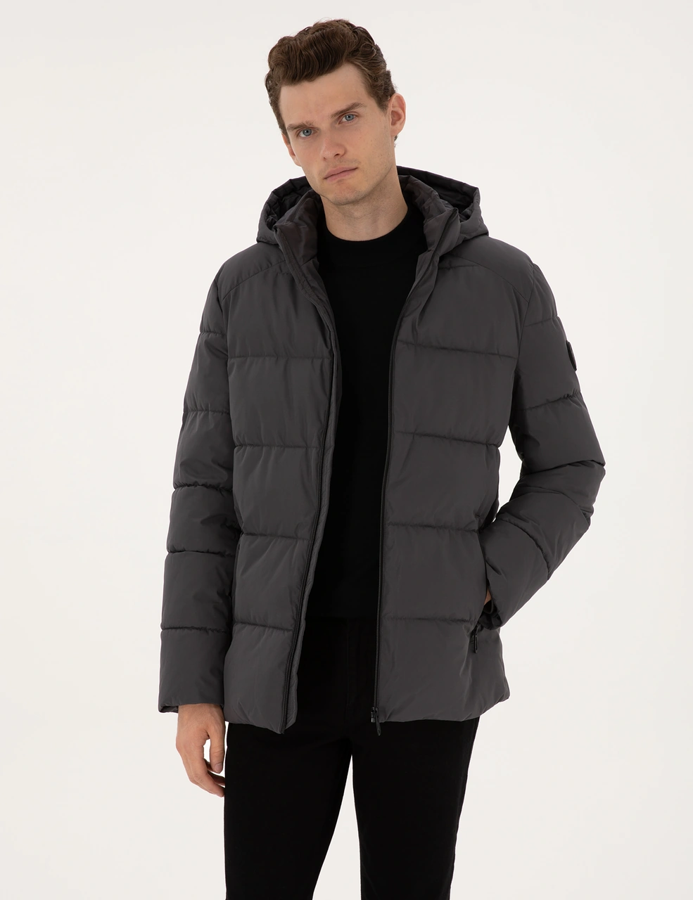 Pierre Cardin Erkek Mont 50313923-vr024 Gri