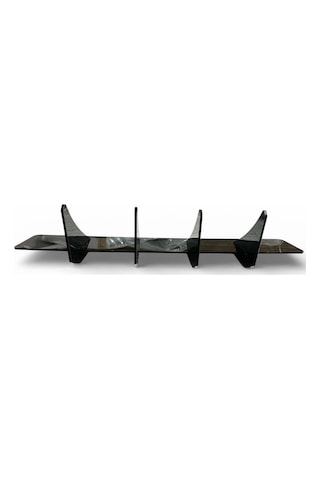 Seat Leon Aero Tampon Arka Tampon Splitteri Arka Difüzör Cnc Flap Seti Parlak Siyah Boyalı Model 2