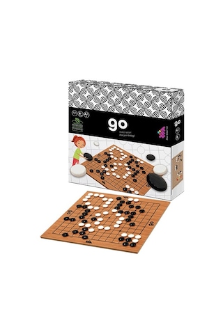 Go Ahşap Zeka Ve Akıl Oyunu 5+ Yaş 2 Oyuncu 13x13 Cm