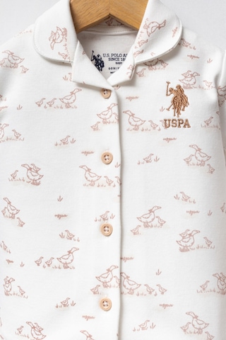 U.S. Polo Assn. Kız Bebek Beyaz Takım Usb2708-c-v1 Beyaz
