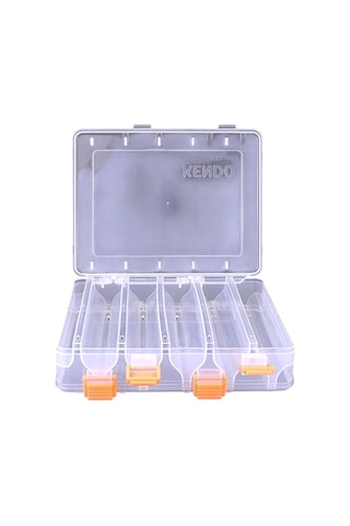 Kendo Çift Taraflı Maket Yem Kutusu 10 Gözlü 20x16.5x4.7cm Max 13cm Maketler İçin