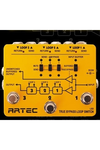 Artec Ls-3 3 Kanal Loop Switch Pedal