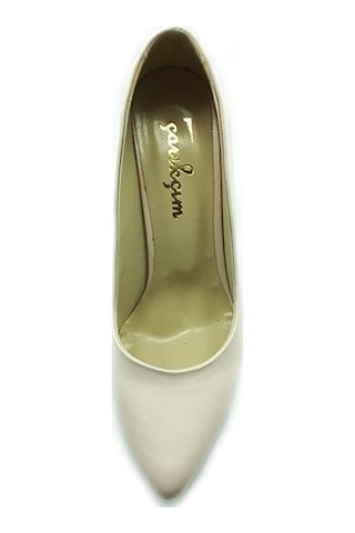 Çarıkçım Stiletto Kadın Ayakkabı Pudra 61 700