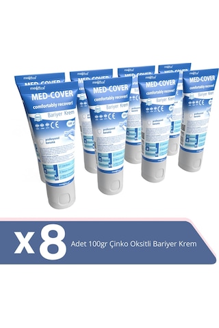 Med-Cover Çinko Oksit Bariyer Krem 8 x 100 G